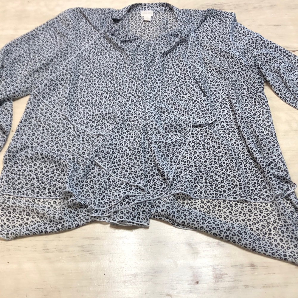 Chico’s animal print blouse size 3